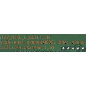 MAIN PARA SMART TV SAMSUNG / NÚMERO DE PARTE BN94-17765S / BN41-02989B-000 / BN97-20015C / BN9417765S / PANEL CY-QB065HGXV1H / MODELO UN65AU8000BXZA WA28	